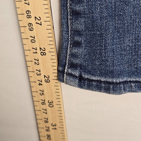 Levi's Mid Rise Skinny Boot Jeans Size‎ 8M Blue Denim Light Wear - Picture 15 of 16
